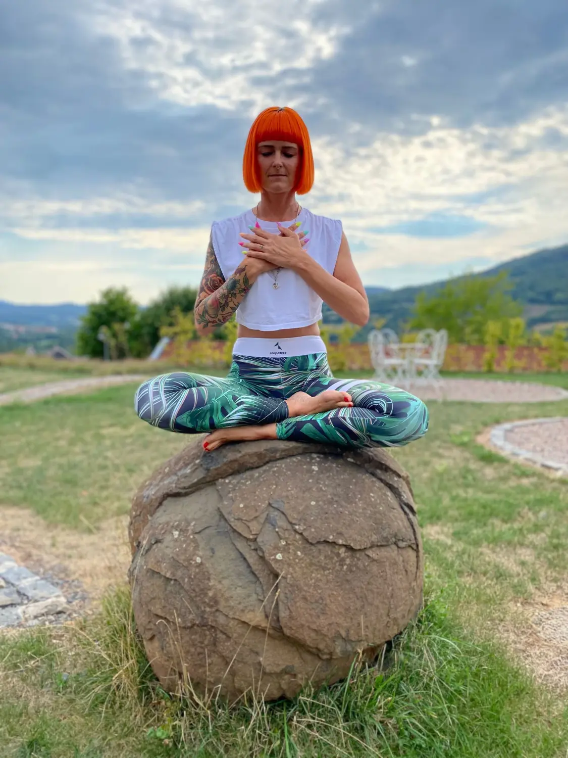 Franziska Trott macht Selbstheilungsmeditation